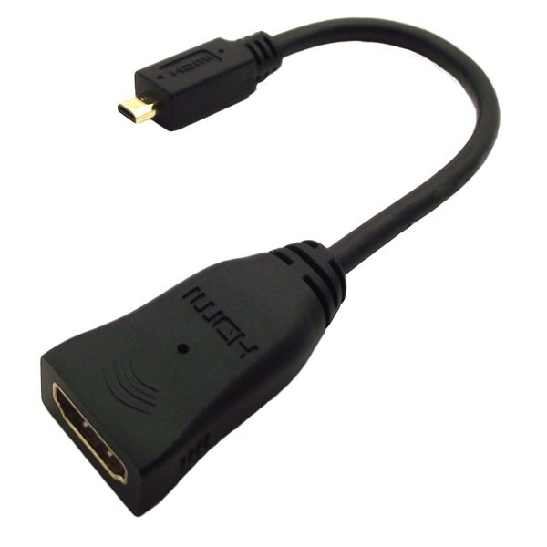 Micro HDMI (Type-D) to HDMI (Type-A Female) Adapter