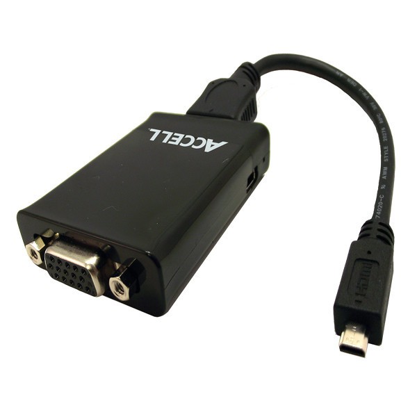 Micro HDMI (Type-D) to VGA (Female) Adapter
